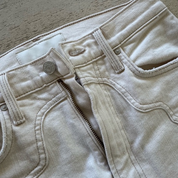 MOTHER SUPERIOR The Buckle Bunny Rider Ankle Jeans High Waist Act Natural 27 - Picture 9 of 13